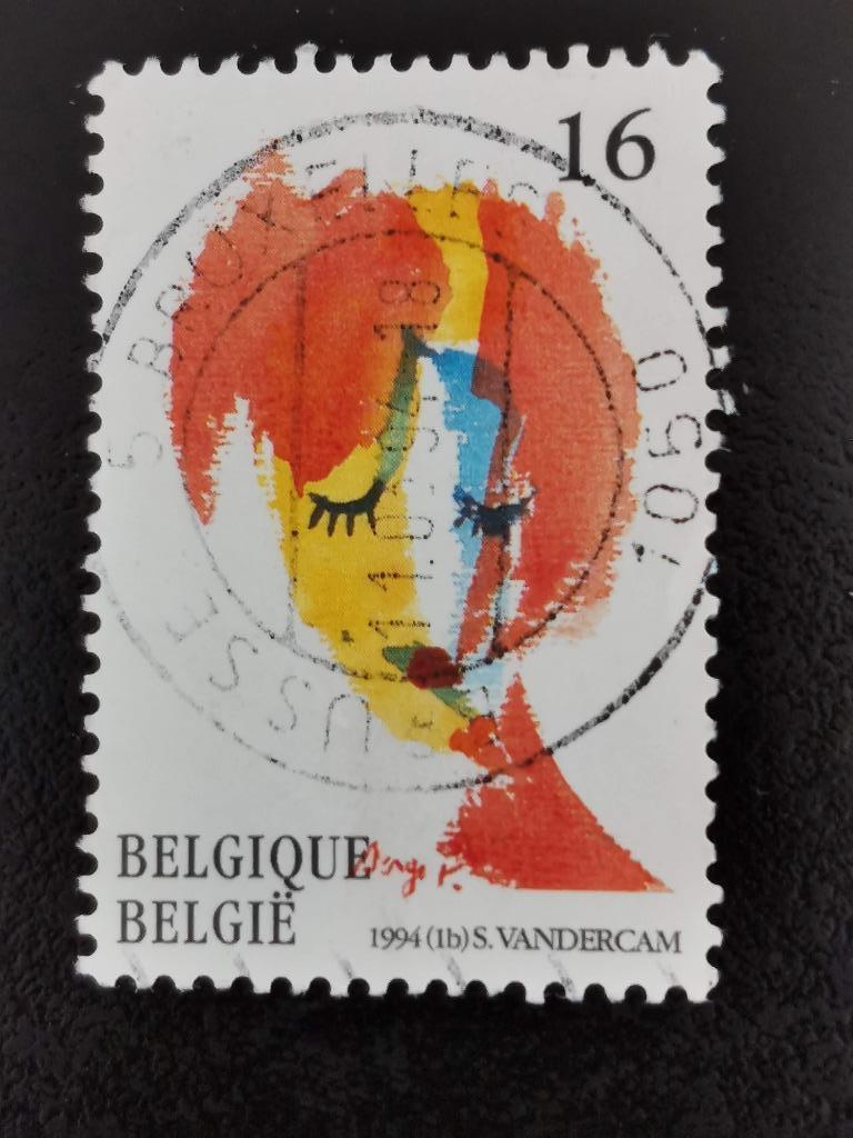 Belgie 1994 - kunst - Serge Vandercam, Ophalen of Verzenden, Gestempeld, Kunst