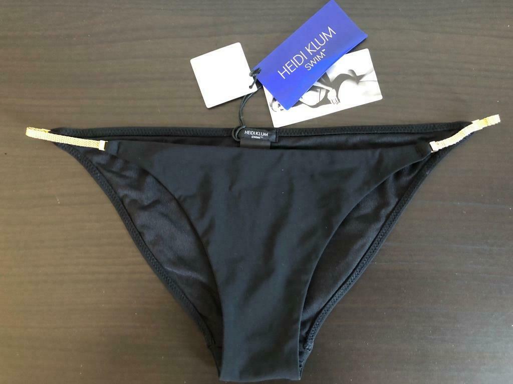 Zwart nieuw bikini broekje van Heidi Klum, Envoi, Neuf, Noir, Maillot de bain ou Short