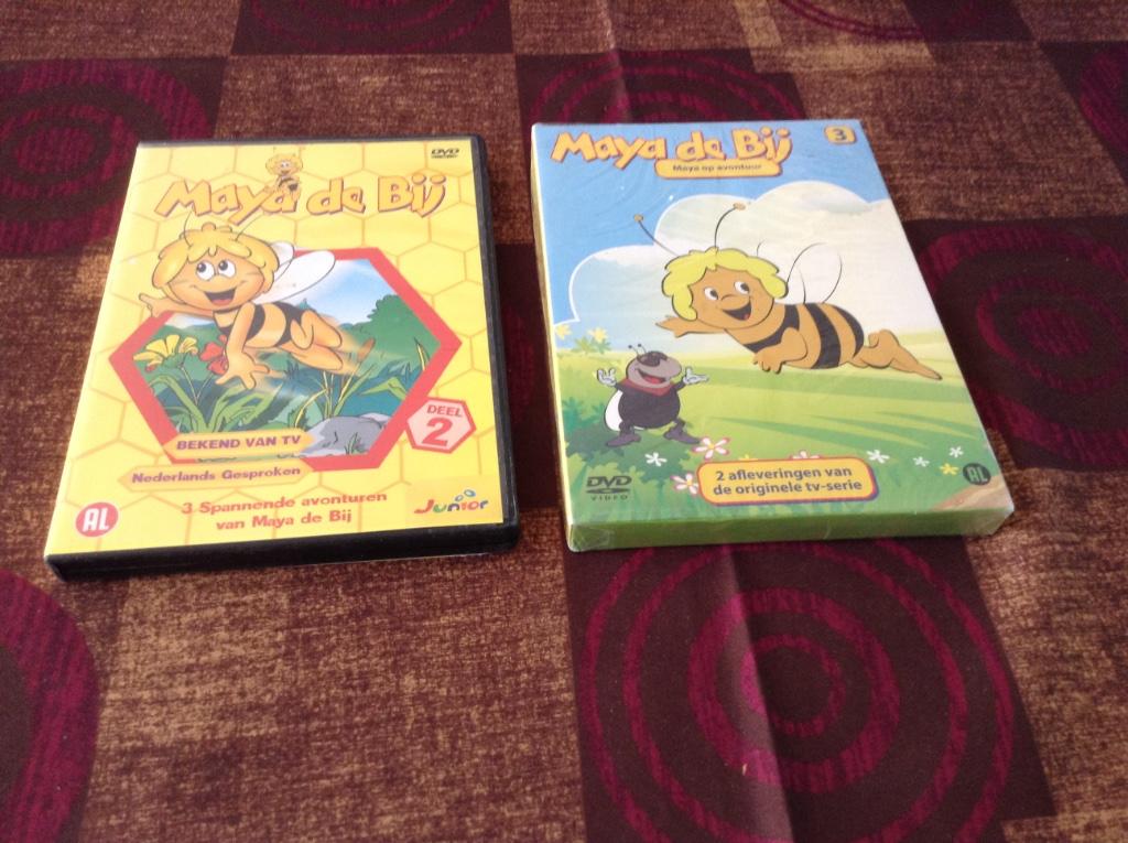 Maya  de bij verschillende DVD'S, Cd's en Dvd's, Dvd's | Tekenfilms en Animatie, Zo goed als nieuw, Europees, Tekenfilm, Alle leeftijden