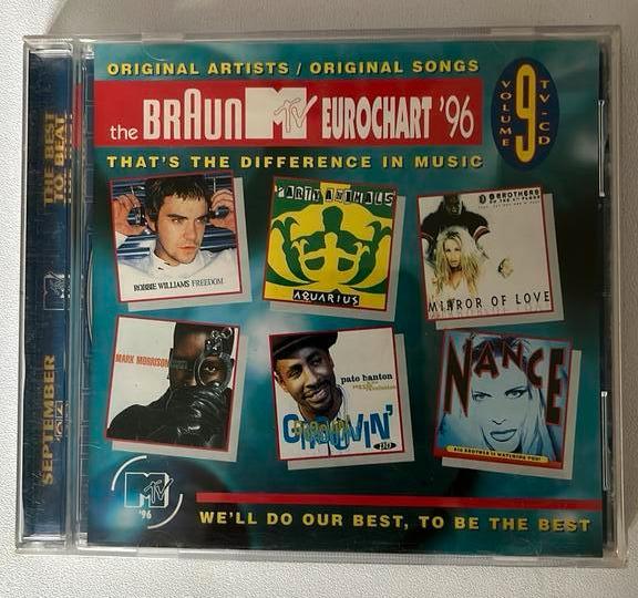 Braun MTV eurochart ‘96 - CD, Cd's en Dvd's, Ophalen of Verzenden, Gebruikt
