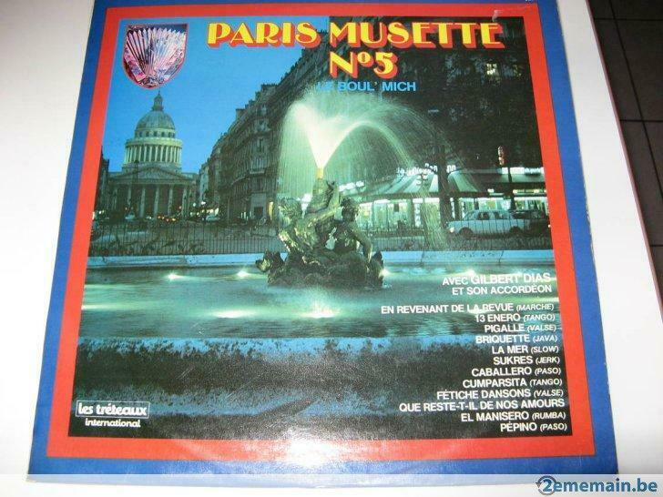 Paris Musette nr. 5 - 33 T. van Gilbert Dias en zijn accorde, Ophalen