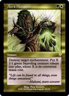 Aura Mutation - INV - MTG - TS GD EN EX, Enlèvement ou Envoi