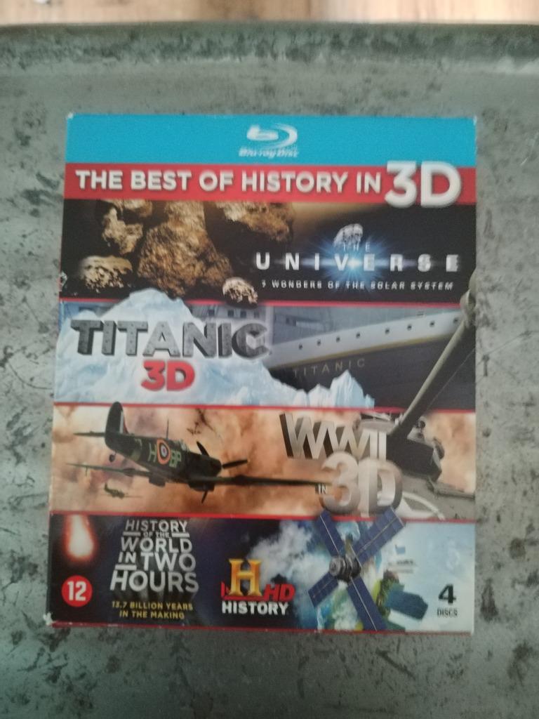 The best of history in 3D (blu ray), CD & DVD, Blu-ray, Envoi, Documentaire et Éducatif, Coffret