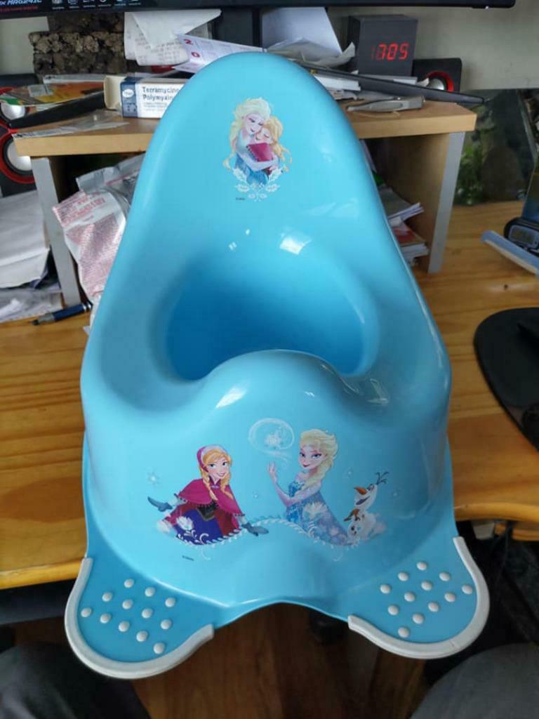 Pot bébé reine des neiges bleu, Ophalen, Zo goed als nieuw
