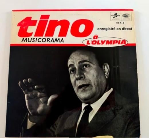 Vinyle Tino Rossi à l'Olympia live pop chanson française, CD & DVD, Enlèvement ou Envoi, 12 pouces
