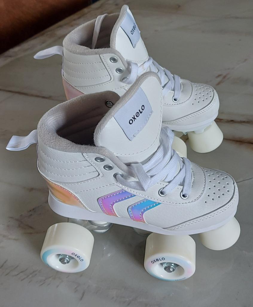 Rolschaatsen Oxelo Decathlon maat 30, Ophalen of Verzenden, Zo goed als nieuw, Kinderen