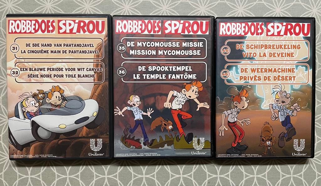 Robbedoes Spirou, Cd's en Dvd's, Ophalen of Verzenden, Gebruikt, Tekenfilm