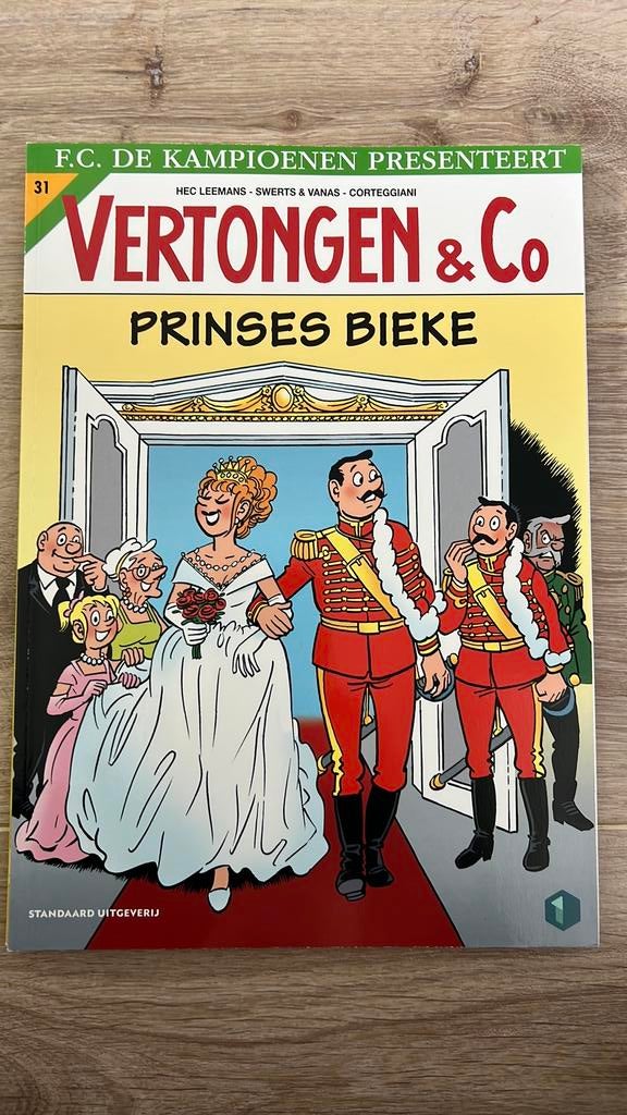 Vertongen & Co - 31 - Prinses Bieke, Boeken, Swerts & Vanas; Hec Leemans, Eén stripboek, Nieuw, Ophalen of Verzenden