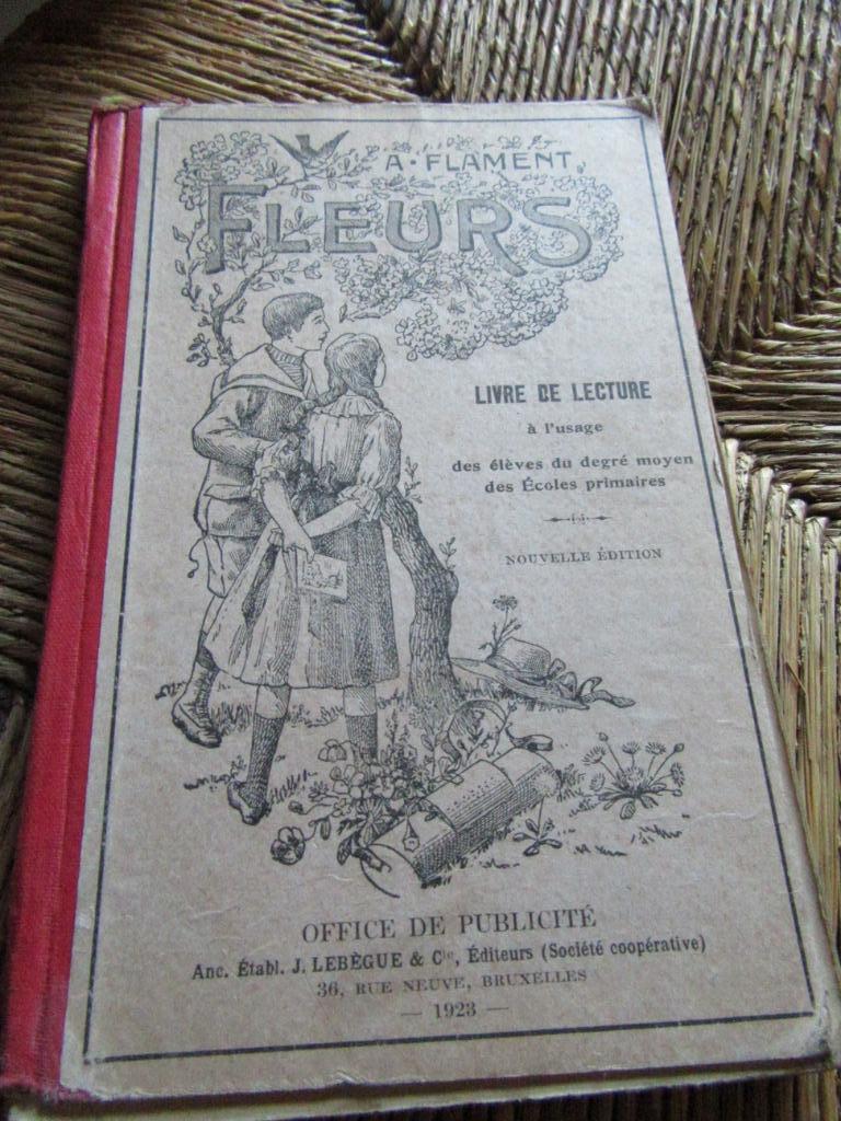 livre de lecture Fleurs A Flament 1923, Enlèvement, Utilisé