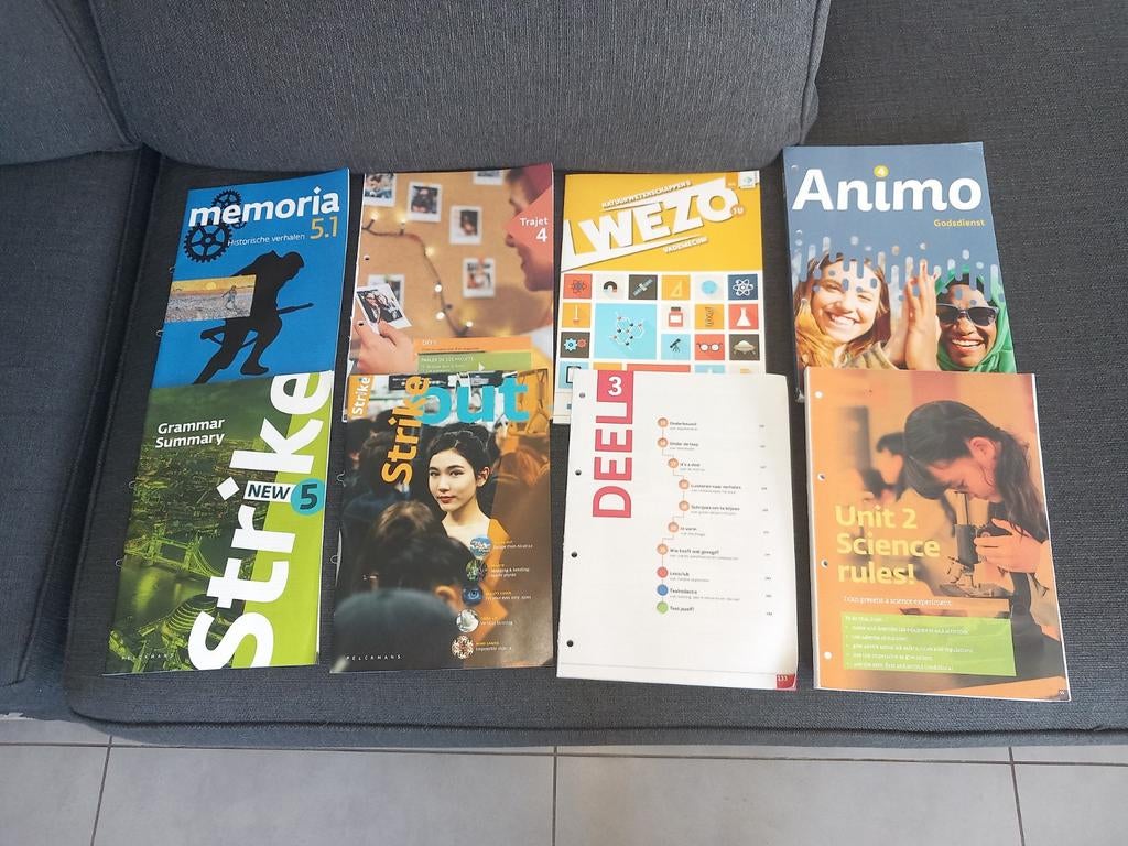 GRATIS onvolledige schoolboeken, Enlèvement