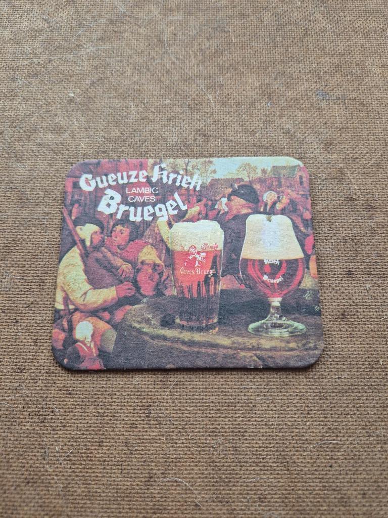 Sous bock Bruegel, Collections, Enlèvement ou Envoi, Utilisé, Sous-bock, Autres marques