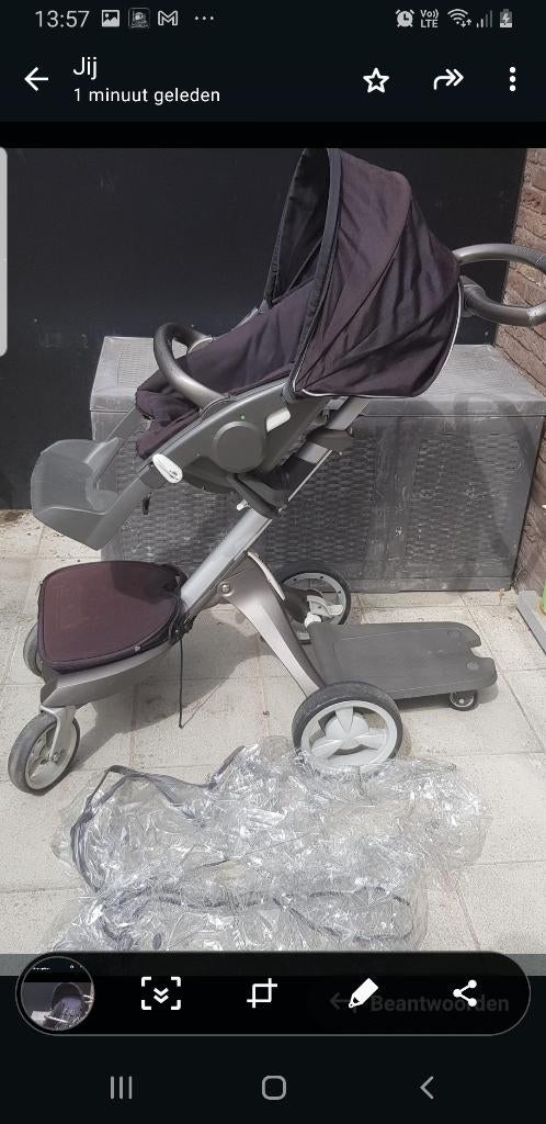 Kinderwagen +isofix, Kinderen en Baby's, Kinderwagens en Combinaties, Gebruikt, Kinderwagen, Overige merken, Met autostoeltje