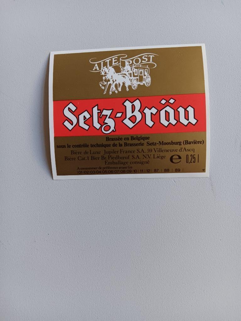 Bieretiketten Brassico Ghlin Bergen Horse Ale, Ophalen of Verzenden, Gebruikt, Overige typen