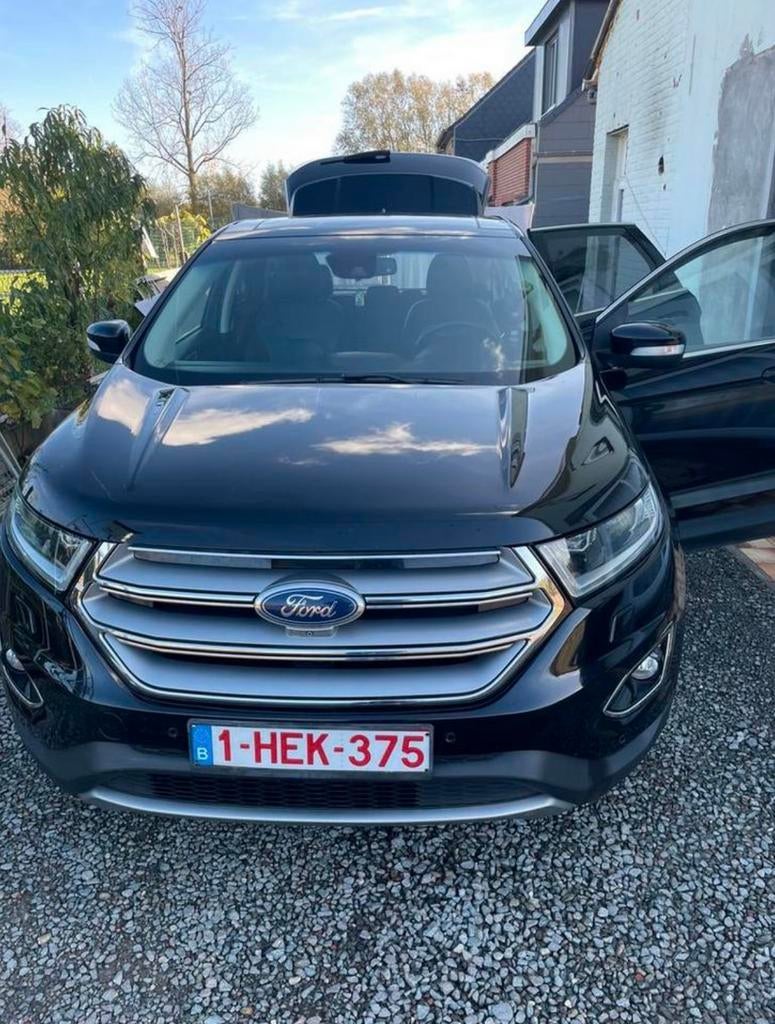 Ford Edge full option, Auto's, Ford, Automaat, Zwart, Diesel, Particulier
