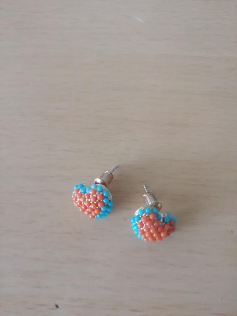 oorringen, Handtassen en Accessoires, Oorbellen, Overige materialen, Oranje, Ophalen of Verzenden, Zo goed als nieuw