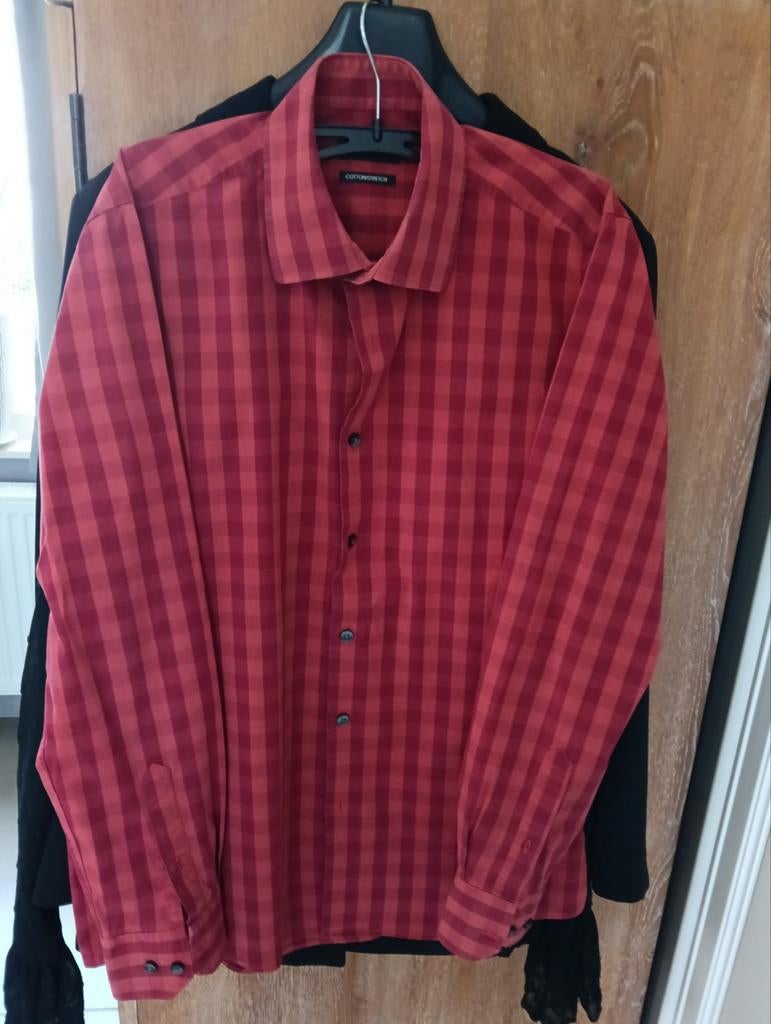 Herenhemd, Vêtements | Hommes, Rouge, Tour de cou 41/42 (L), Charles Vögele, Enlèvement ou Envoi