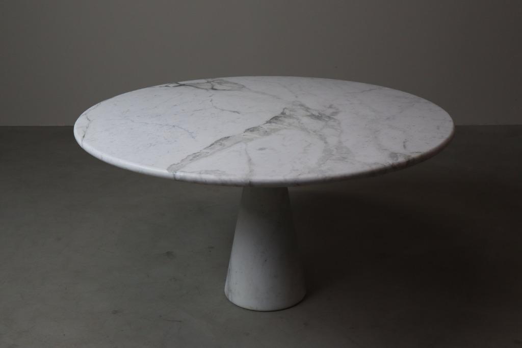 Table de salle à manger « M1 » en marbre de Carrare massif A, Enlèvement