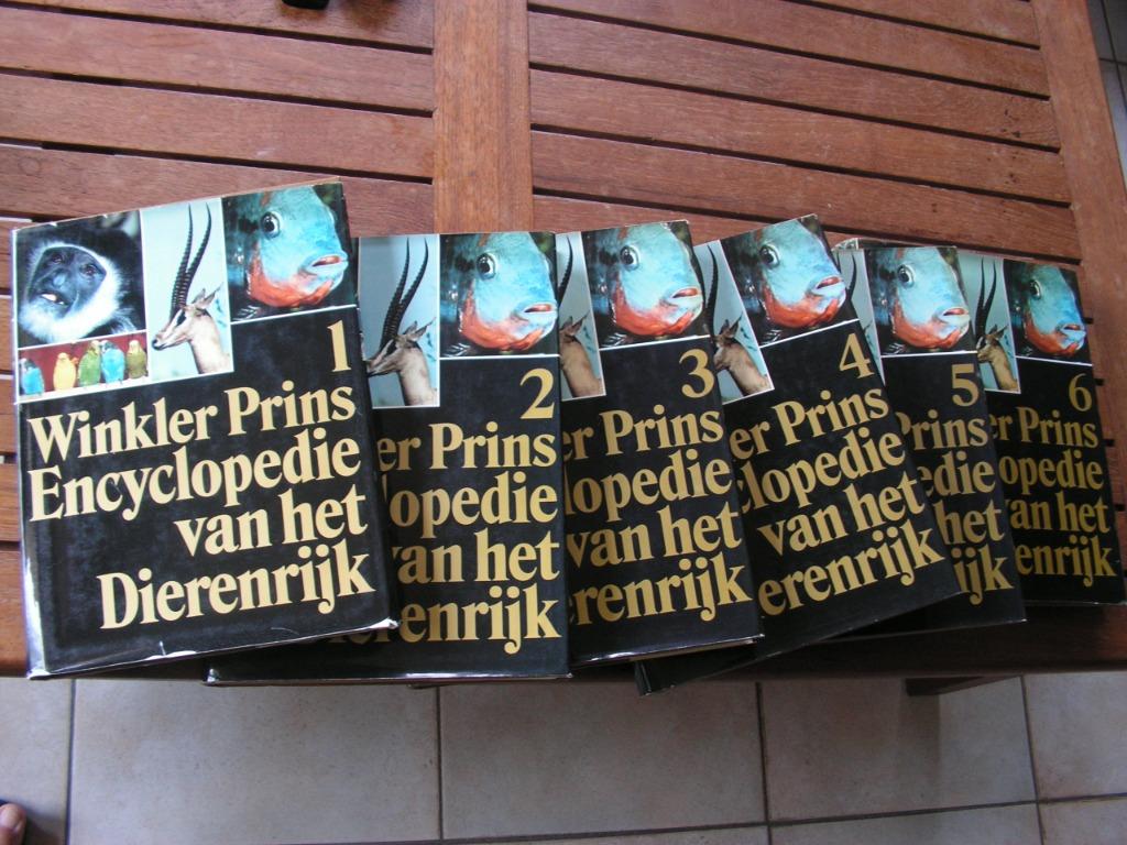 Zesdelige Winkler Prins Encyclopedie van Het Dierenrijk., Livres, Encyclopédies, Comme neuf, Série complète, Animaux, Enlèvement ou Envoi