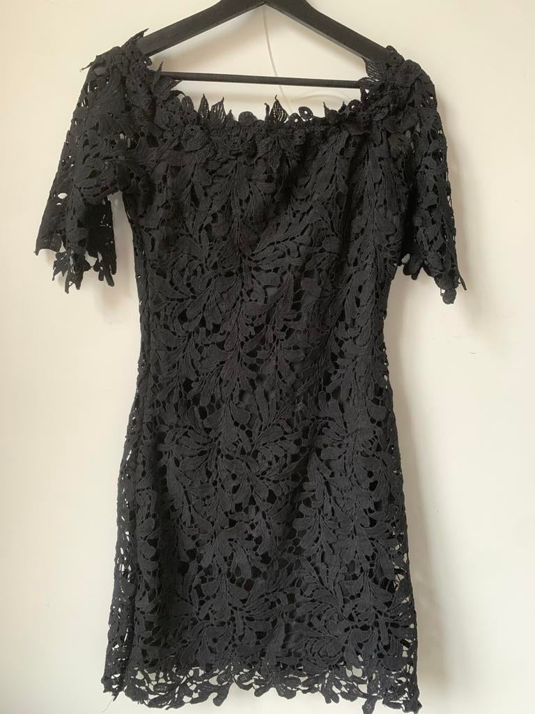 Petite Robe Noire - Dentelle noire élégante S/M, Enlèvement ou Envoi, Porté, Taille 36 (S), Noir