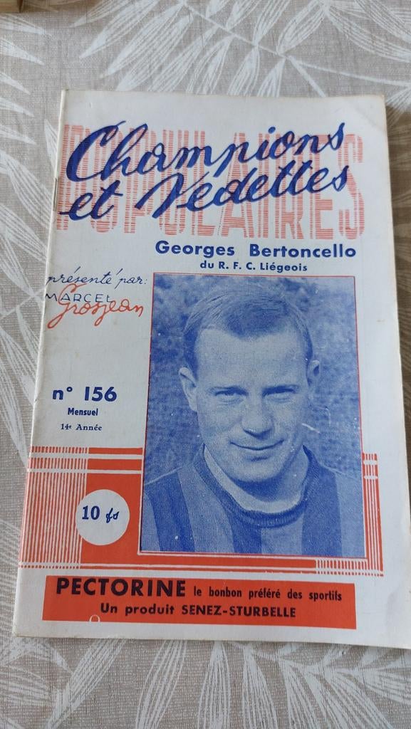 Champions et vedettes - Georges Bertoncello, Enlèvement ou Envoi