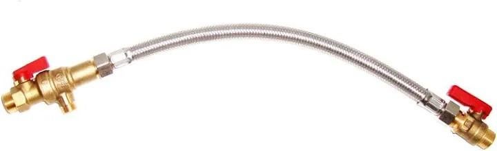 Vulset met klep en fexibel inox M/M, Ophalen of Verzenden, Nieuw