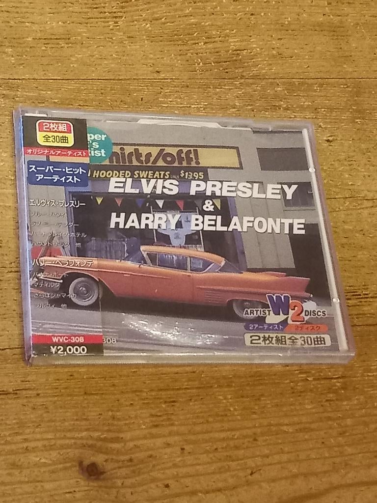 Dubbele Cd van Elvis Presley & Harry Belafonte, Ophalen of Verzenden, Zo goed als nieuw