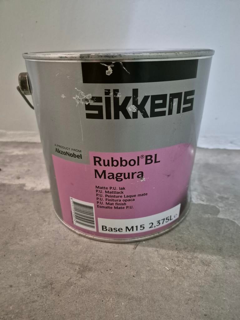 Sikkens Rubbol BL Magura 2.5L Peinture mate jaune chaud NOUV, Bricolage & Construction, Peinture, Vernis & Laque, Enlèvement ou Envoi