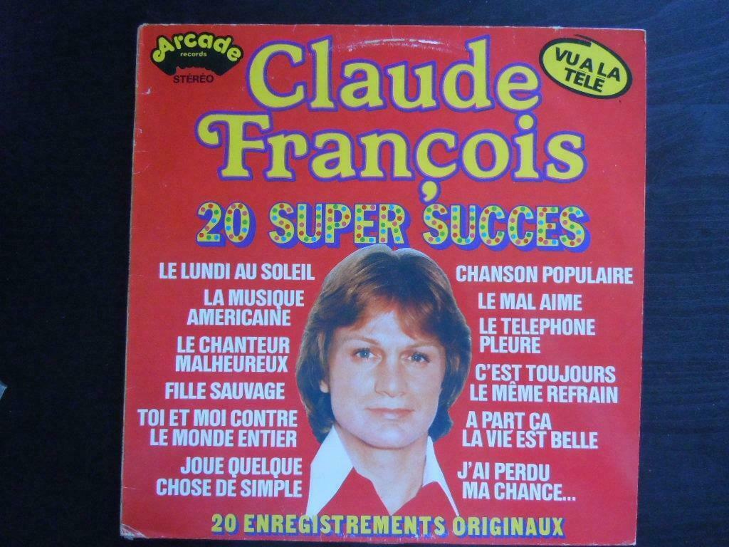Claude François - 20 Super Succès LP, CD & DVD, Vinyles | Pop, Pop, LP, 12 pouces, Enlèvement ou Envoi