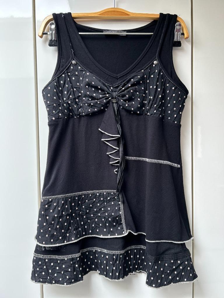 Débardeur noir Cassis Collection - Taille 1 *, Vêtements | Femmes, Sans manches, Enlèvement ou Envoi, Taille 36 (S), Comme neuf