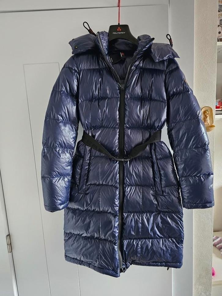 Peuterey donsjas Marineblauw, Blauw, Nieuw, Ophalen of Verzenden, Maat 36 (S)
