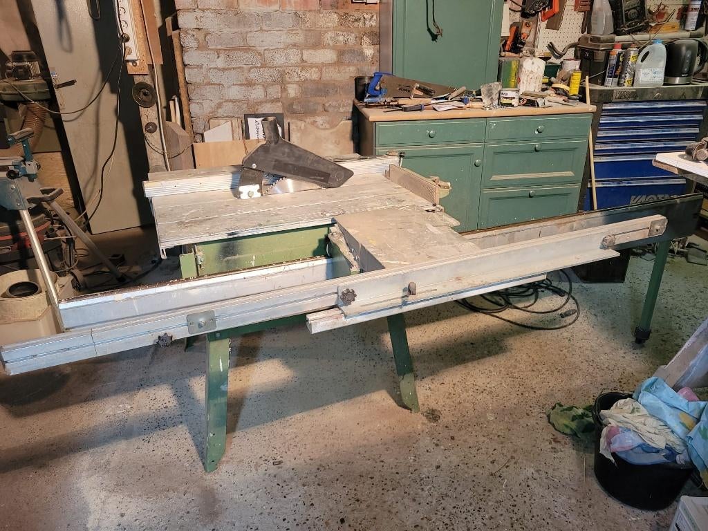 Electra Beckum cirkel zaag Tafel, Doe-het-zelf en Bouw, Ophalen, Gebruikt, Cirkelzaag, Elektra beckum