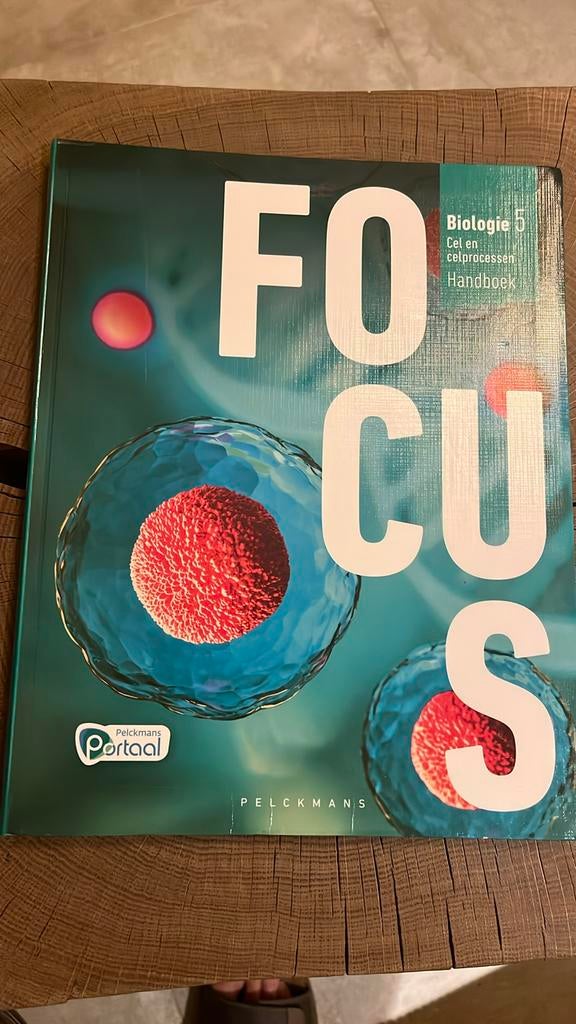 Focus. Biologie 5. Cel en celprocessen. Handboek, Ophalen, ASO, Biologie, Zo goed als nieuw