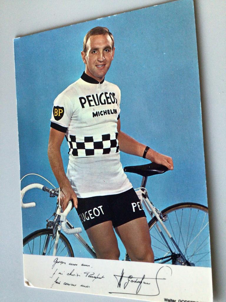 Wielerkaart 1972 team peugeot walter godefroot, Verzenden, Zo goed als nieuw