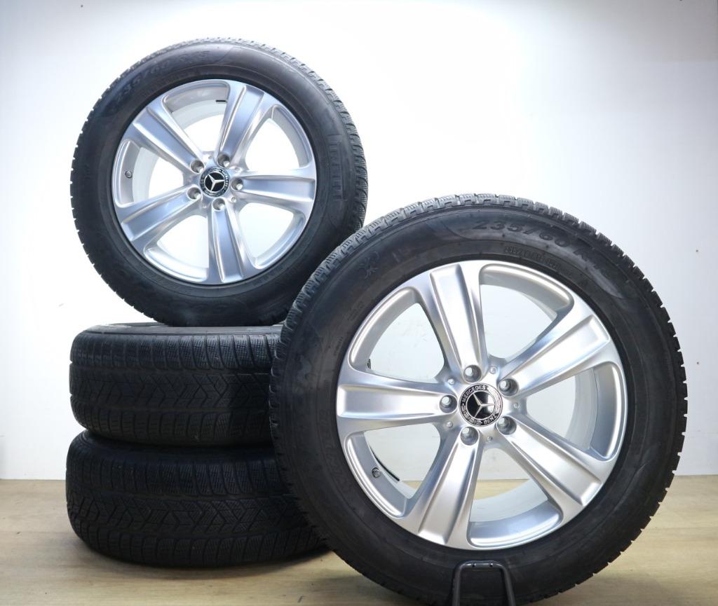 Jantes d'origine Mercedes GLC 18 pouces + pneus d'hiver, Pneus et Jantes, Pneus hiver, Enlèvement ou Envoi, Véhicule de tourisme