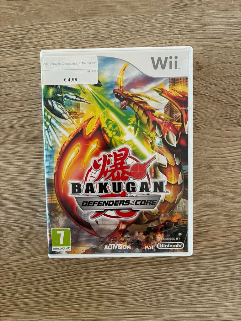 Nintendo wii bakugan defenderd core game, Games en Spelcomputers, Ophalen of Verzenden, Gebruikt