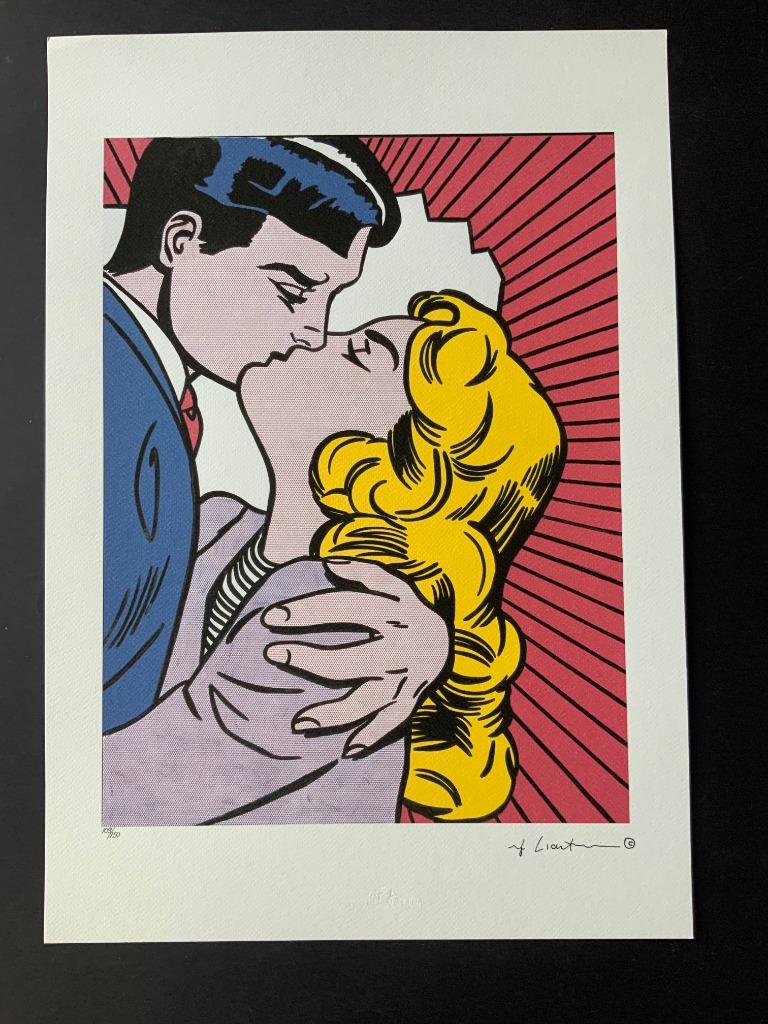 Litho(genummerd) Roy Lichtenstein  35 X 50 cm, Antiek en Kunst, Ophalen of Verzenden