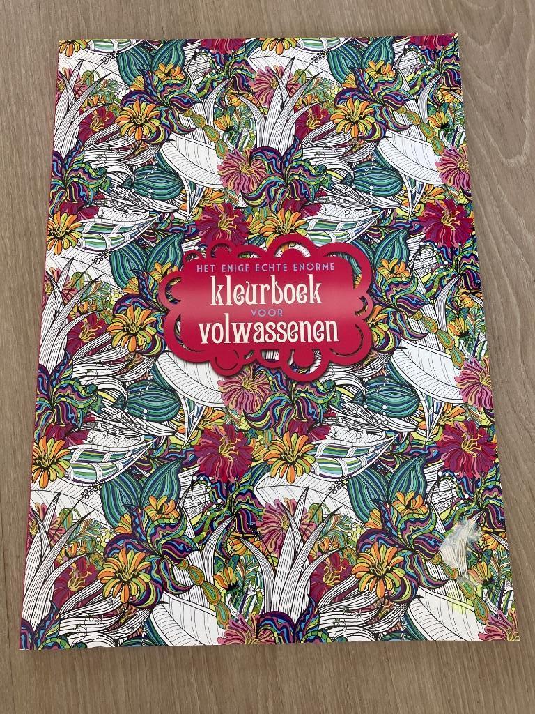 Het enige echte enorme kleurboek voor volwassenen, Ophalen, Nieuw, Papier, Schets- of Tekenboek