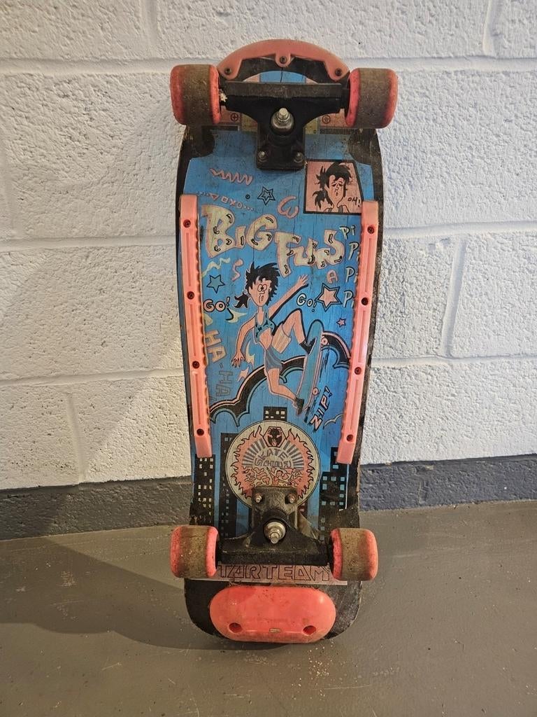 Skateboard vintage années 90 Star Team, Sport en Fitness, Skateboarden, Ophalen of Verzenden, Gebruikt, Skateboard
