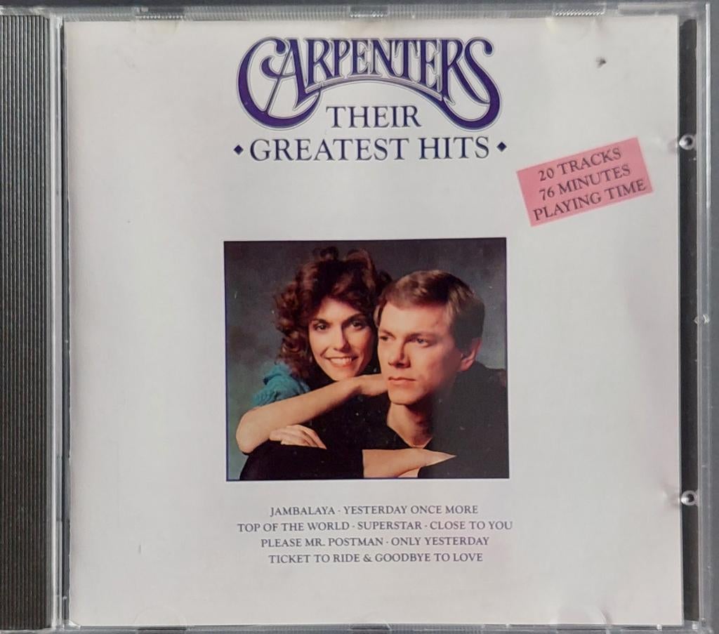 The Carpenters: their greatest hits, Cd's en Dvd's, Ophalen of Verzenden, Gebruikt