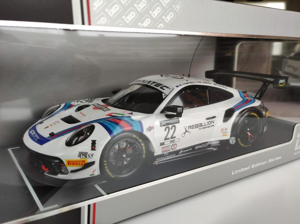 IXO 1/18 Porsche 911 GT3, Enlèvement ou Envoi, MiniChamps