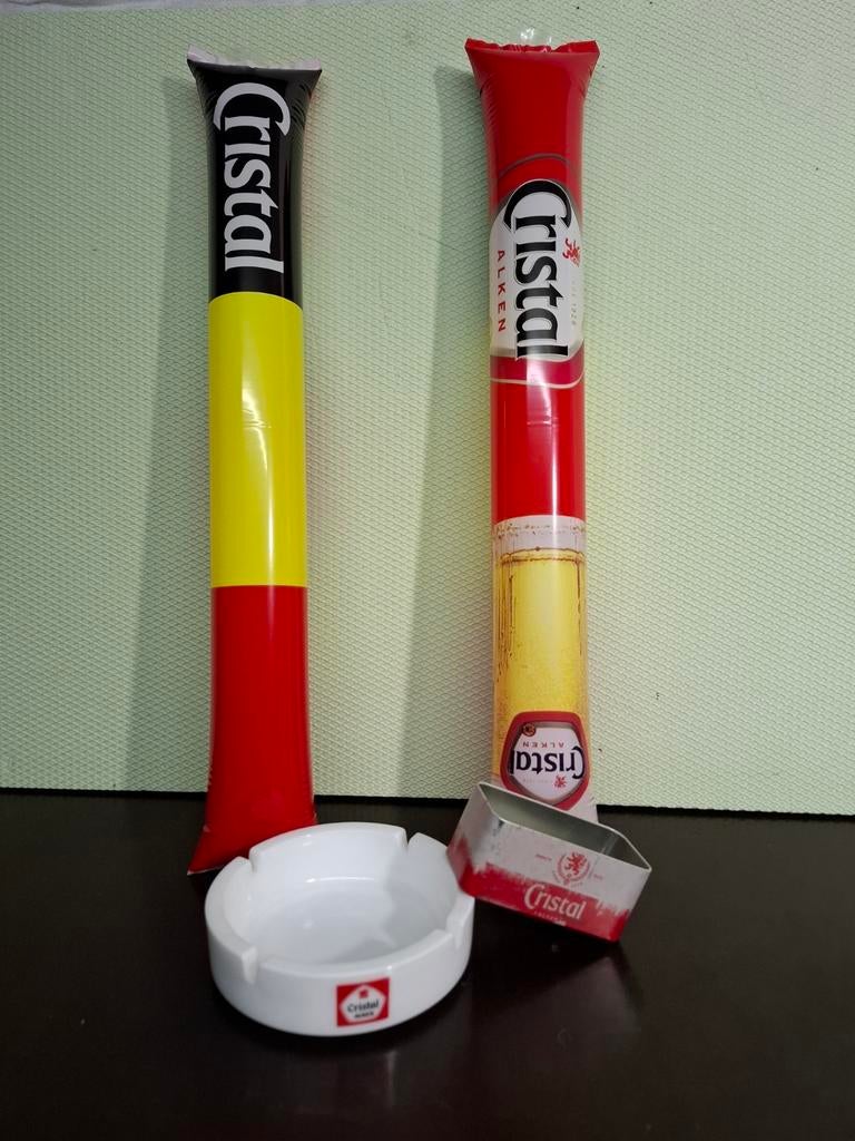 Cristal Alken asbak en bierkaart- houder, Verzamelen, Ophalen of Verzenden