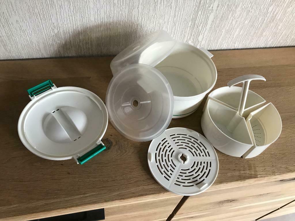 Microgolf stomer met bijhorend bewaardeksel, Ophalen of Verzenden, Gebruikt