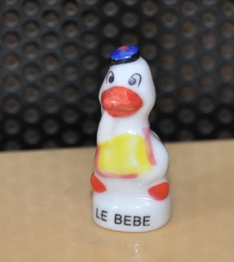 feve en porcelaine oie bebe, Enlèvement ou Envoi, Utilisé