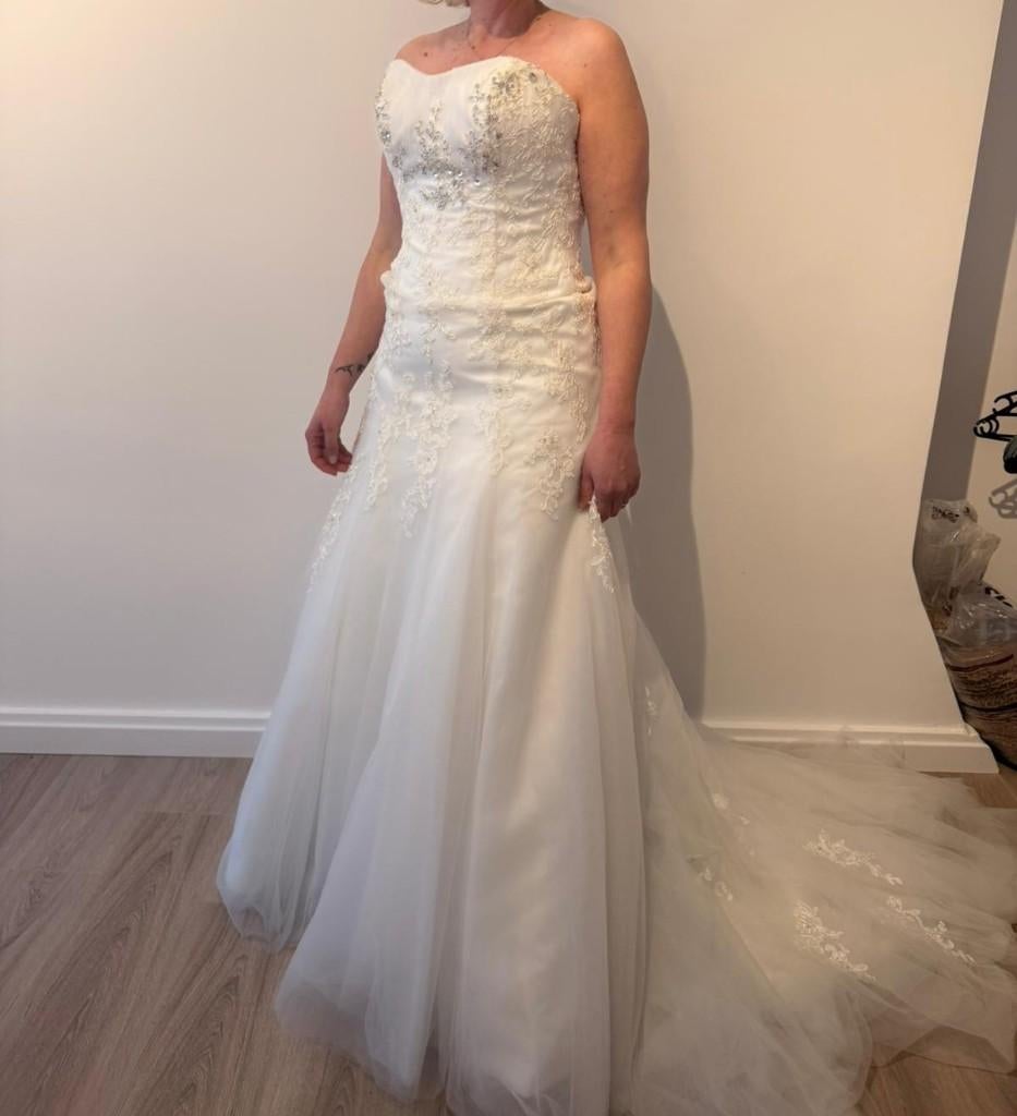 Robe de mariée, Comme neuf, Blanc, Enlèvement, Robe de mariée