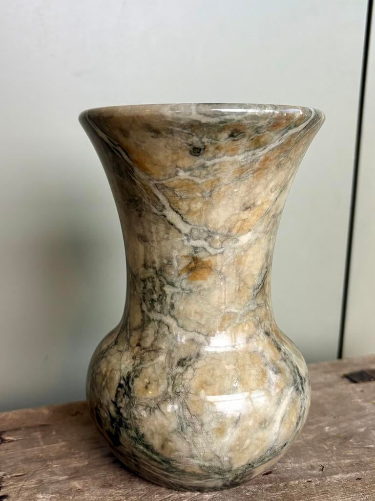 Vase en marbre avec de belles veines, Antiquités & Art, Enlèvement
