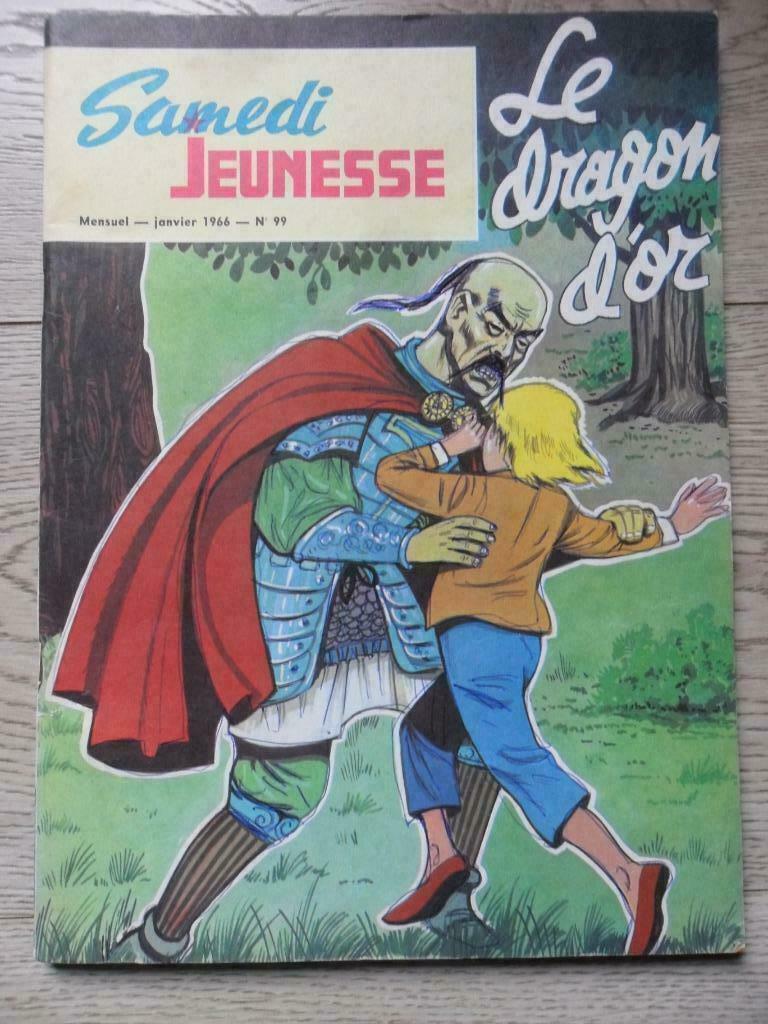 Samedi Jeunesse n 99 - Janvier 1966 - Le dragon d'Or, Une BD, Enlèvement ou Envoi, Utilisé