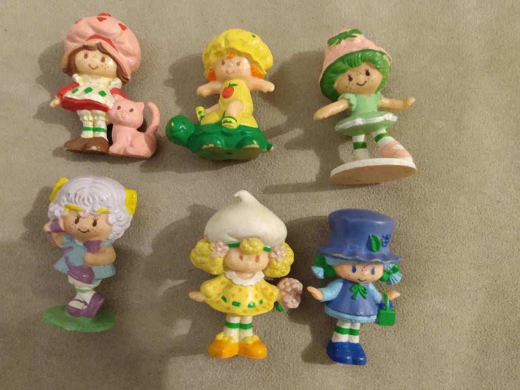 Set van 6 Strawberry Shortcake-figuren, Kinderen en Baby's, Ophalen