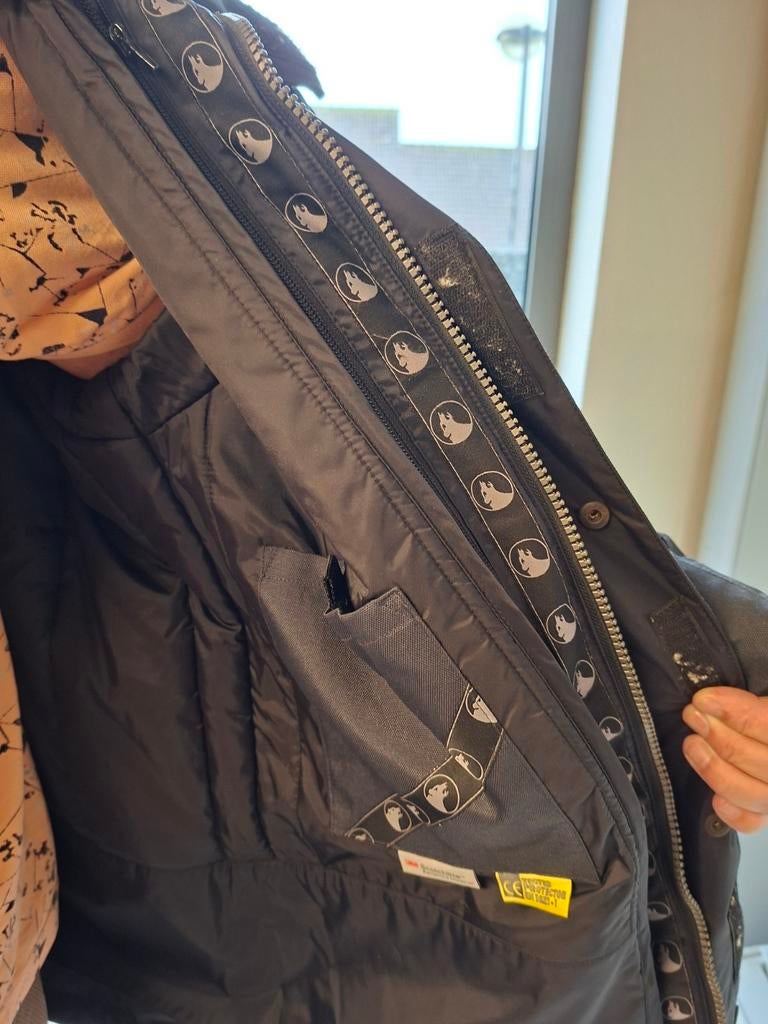 Veste de moto d'hiver noire, Enlèvement, Hommes
