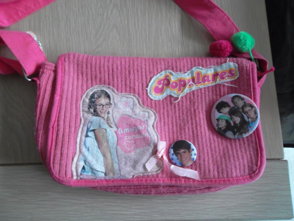 handtas Patito Feo, Handtassen en Accessoires, Tassen | Damestassen, Ophalen of Verzenden, Zo goed als nieuw, Roze, Handtas