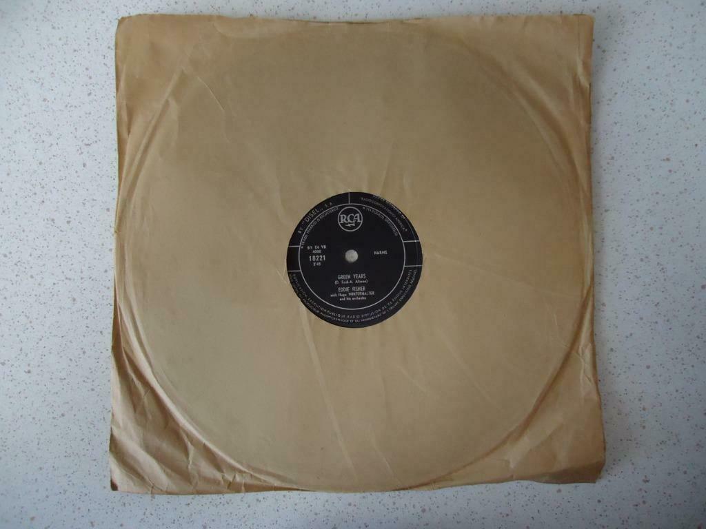 78 Toeren / LP "Eddy Fischer" My Friend / Green Years anno 1, Ophalen of Verzenden, Gebruikt, 10 inch